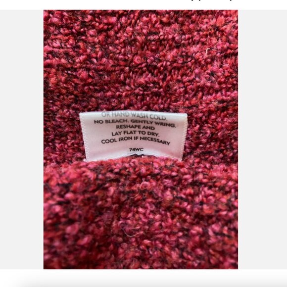 Eileen Fisher Merino Wool Cashmere Blend V Neck Cardigan Sweater L cropped boxy - Picture 7 of 10